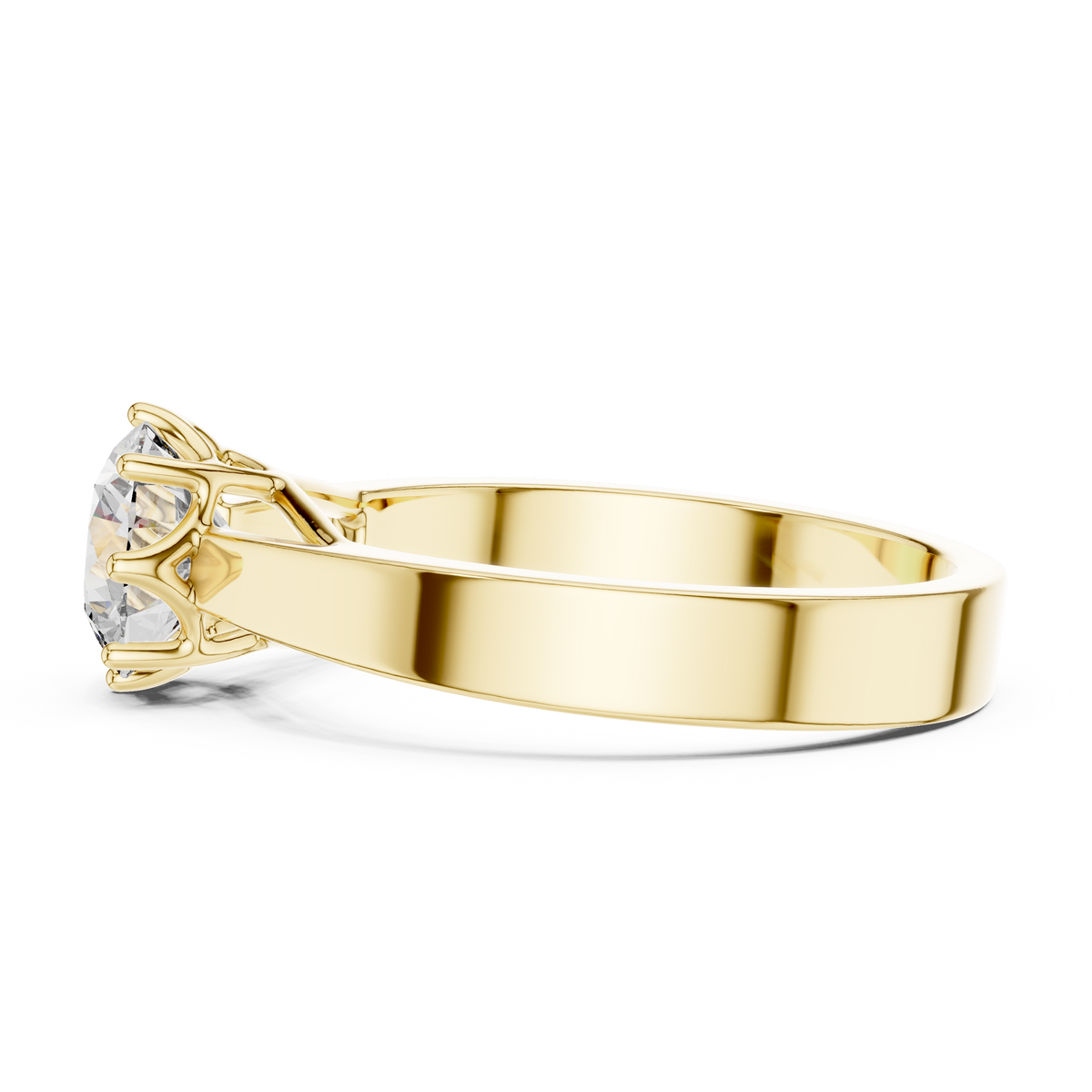 Round Solitaire Engagement Ring