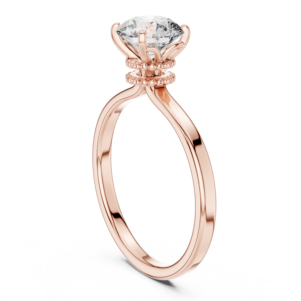 Eternal Blush Round Diamond Ring