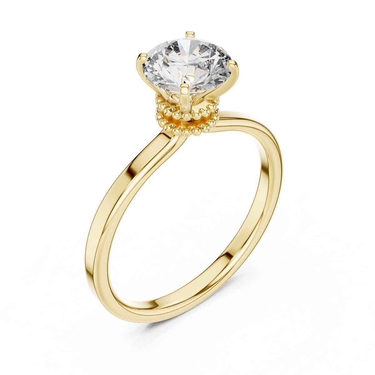 Eternal Blush Round Diamond Ring