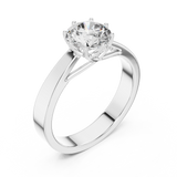 Round Solitaire Engagement Ring