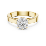 Round Solitaire Engagement Ring