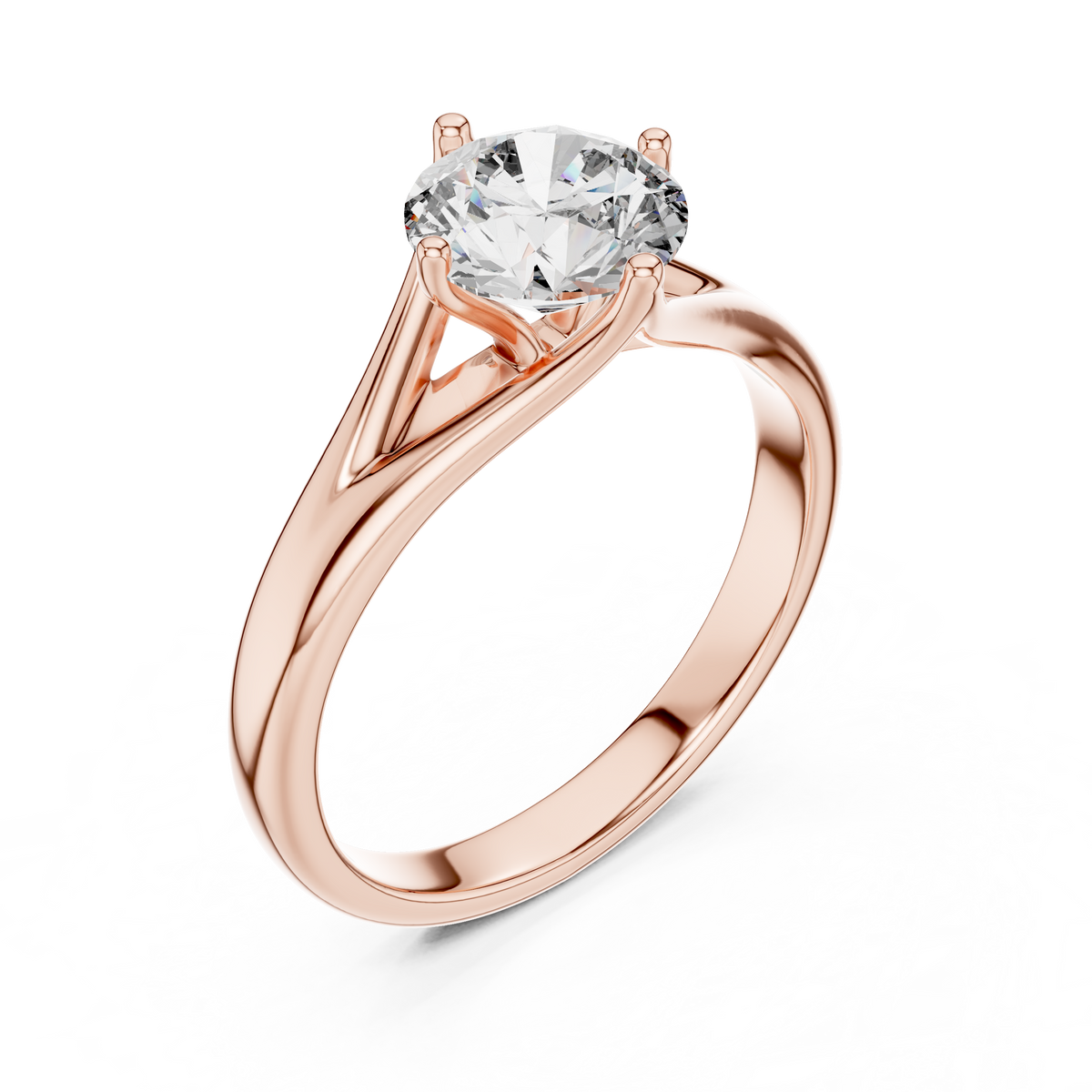 Rosé Elegance Signature Diamond Ring