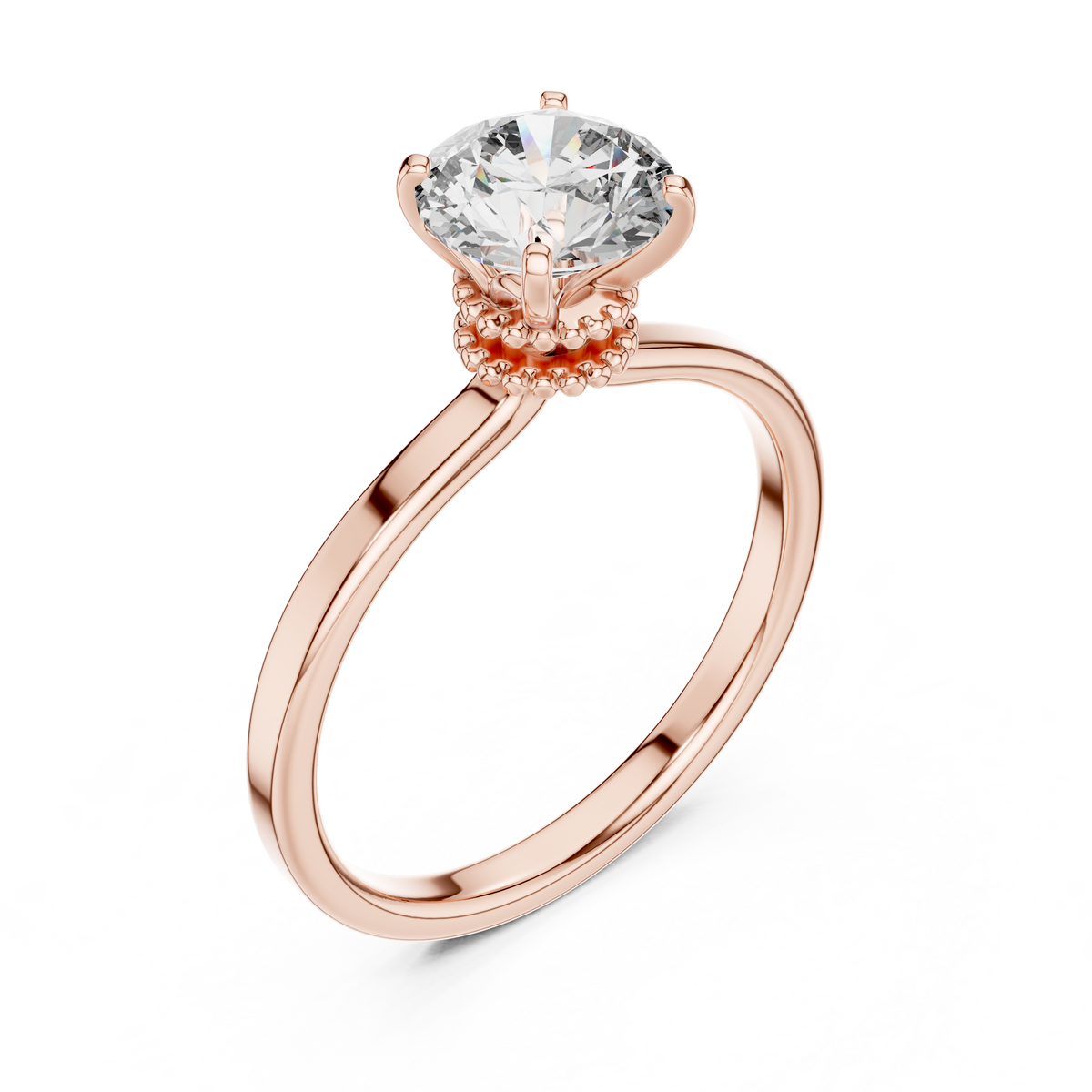 Eternal Blush Round Diamond Ring