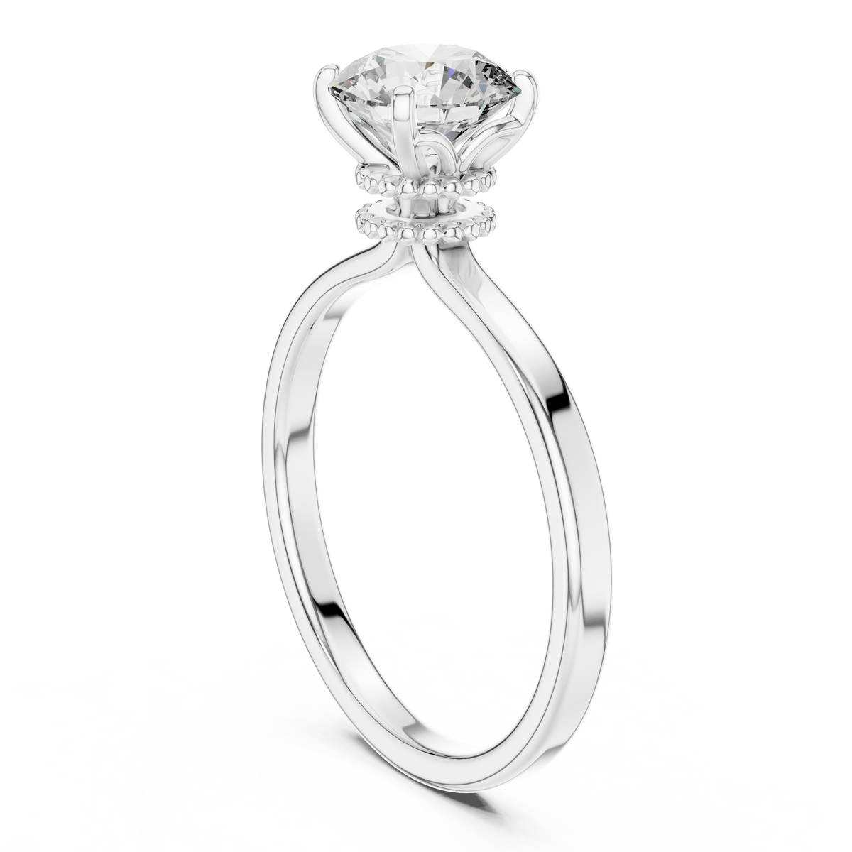 Eternal Blush Round Diamond Ring