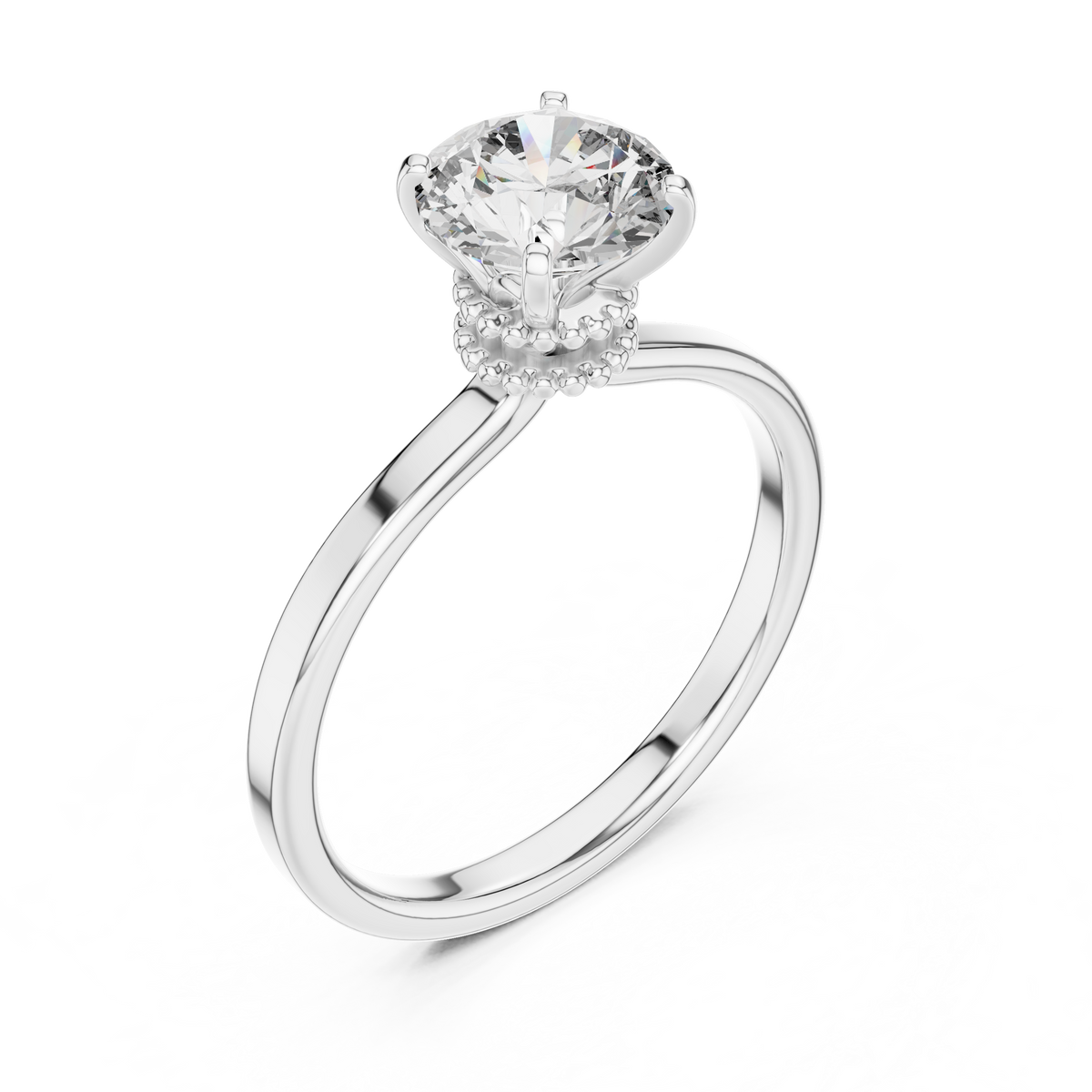 Eternal Blush Round Diamond Ring