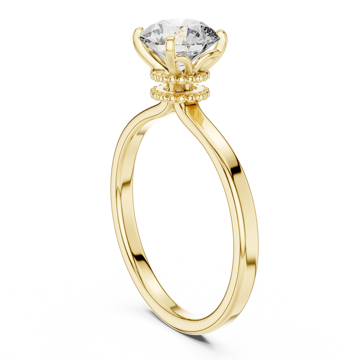 Eternal Blush Round Diamond Ring