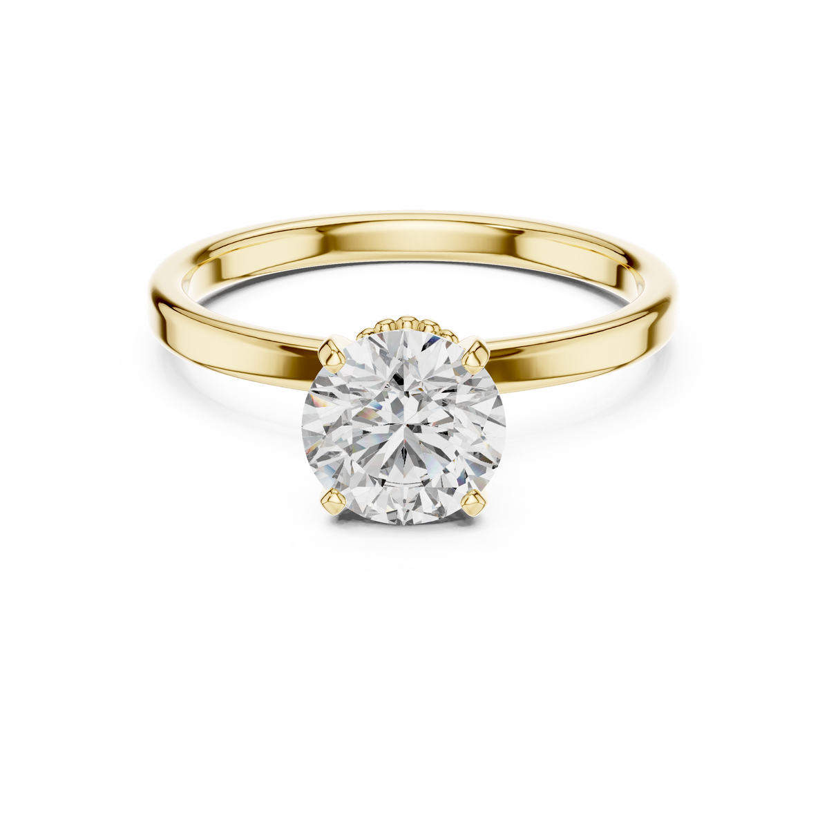 Eternal Blush Round Diamond Ring