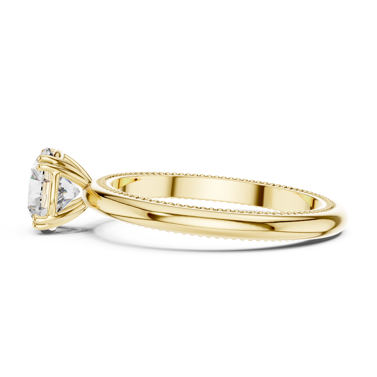 Rosy Radiance Elevated Solitaire Ring