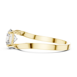 Serene Cathedral Round Solitaire Ring