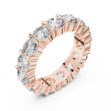Rosé Blossom Cluster Diamond Ring