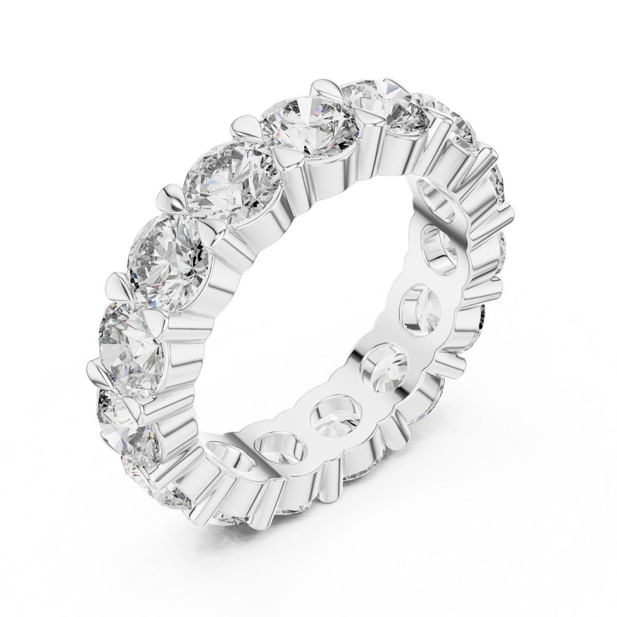 Rosé Blossom Cluster Diamond Ring