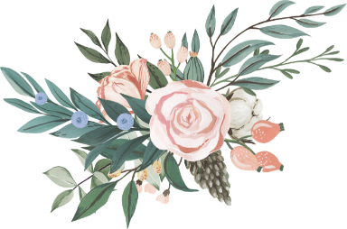 gouache dusty flowers NH5VWWW
