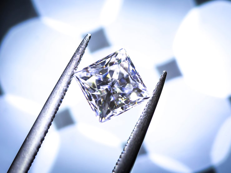 High-quality radiant cut diamond with professional certification.
