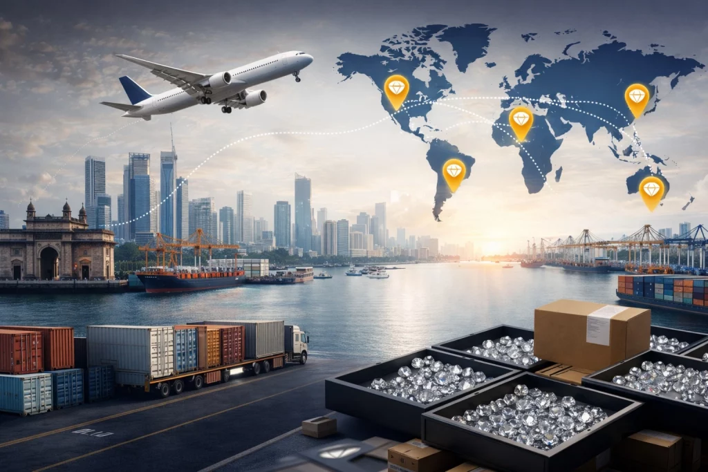 Diamond dealers and suppliers in Mumbai supplying certified diamonds worldwide