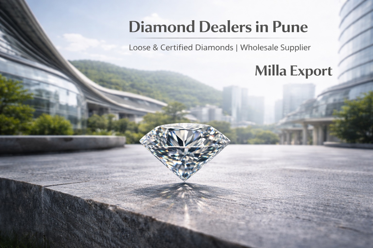 Trusted diamond dealers in Pune offering certified natural and lab-grown diamonds – Milla Export