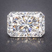 Radiant cut certified loose diamond with intense sparkle